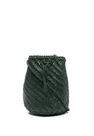 DRAGON DIFFUSION interwoven-design bucket bag - Grün