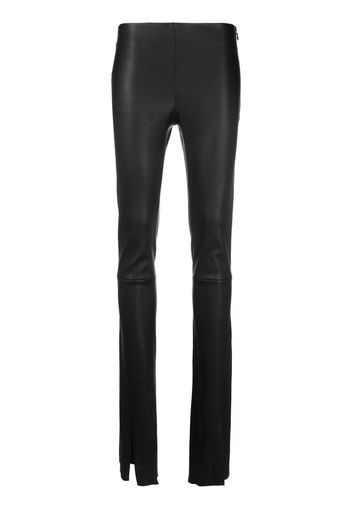 Drome Stretch leather leggings - Schwarz