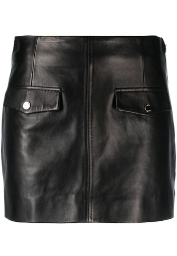 Drome fitted lambskin miniskirt - Schwarz