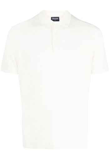 Drumohr short-sleeved cotton polo shirt - Nude