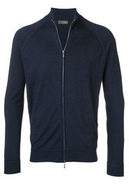 Drumohr Cardigan mit Reißverschluss - Blau