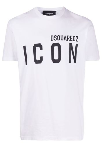 Dsquared2 T-Shirt mit "Icon"-Print - Weiß