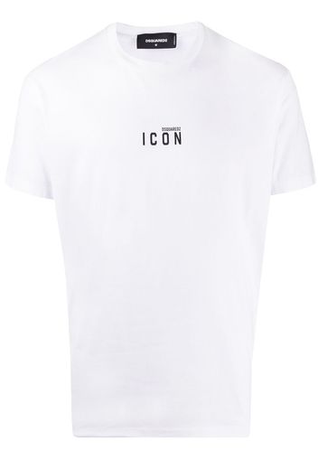 Dsquared2 T-Shirt mit "Icon"-Print - Weiß