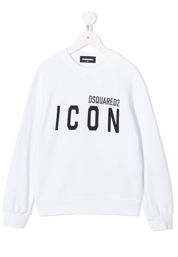 Dsquared2 Kids Kapuzenpullover mit Logo-Print - Weiß