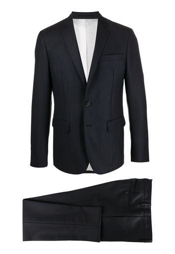 Dsquared2 Zweiteiliger Anzug mit Zickzackmuster - Blau