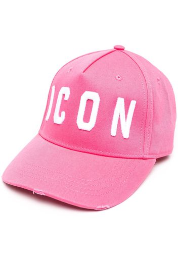 Dsquared2 Baseballkappe mit Logo-Stickerei - Rosa