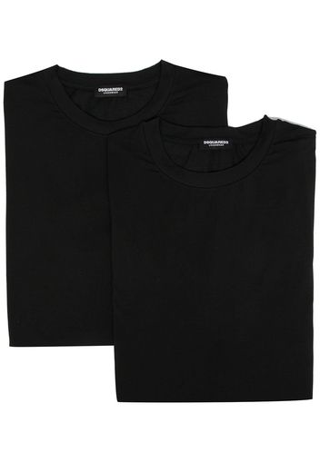 Dsquared2 2er-Set T-Shirts - Schwarz