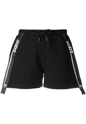 Dsquared2 Shorts mit Logo-Tape - Schwarz