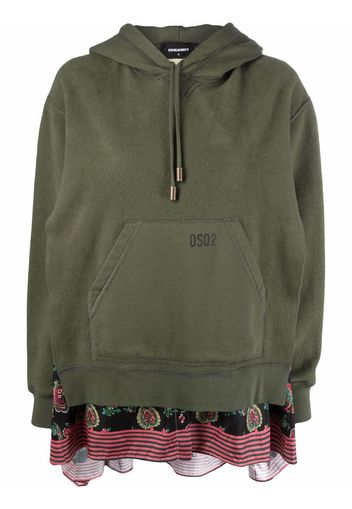 Dsquared2 Hoodie mit Logo-Print - Grün