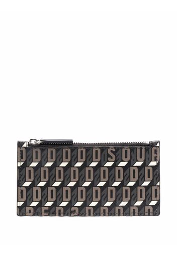 Dsquared2 Portemonnaie mit Monogramm - Schwarz