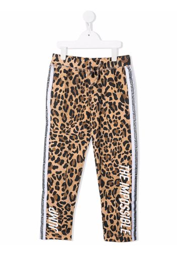 Dsquared2 Kids Leggings mit Leoparden-Print - Nude