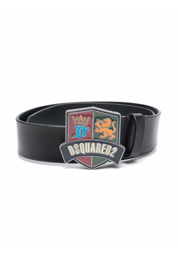 Dsquared2 Kids Gürtel mit Logo-Schnalle - Schwarz