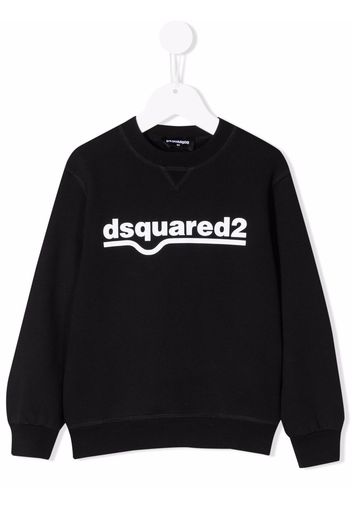 Dsquared2 Kids Sweatshirt mit Logo-Print - Schwarz