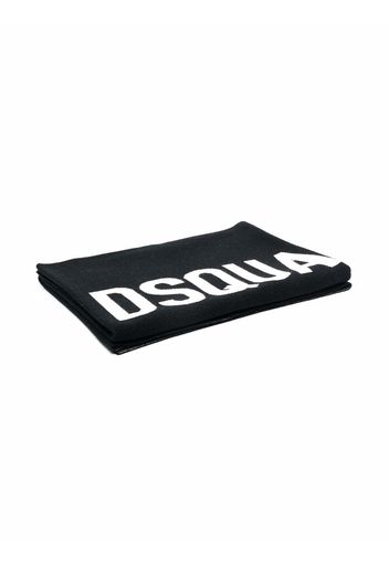 Dsquared2 Kids Schlafsack mit Logo-Print - Schwarz