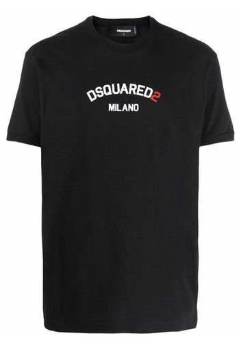 Dsquared2 logo-print short-sleeve T-shirt - Schwarz