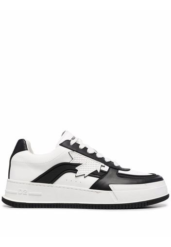 Dsquared2 Sneakers mit Logo-Patch - Weiß