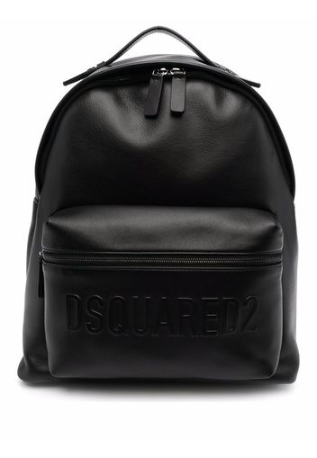 Dsquared2 Rucksack mit Logo-Prägung - Schwarz