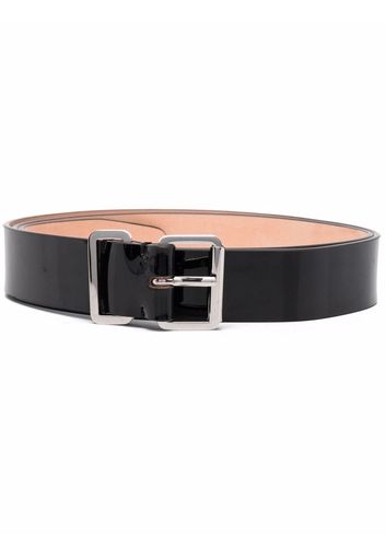 Dsquared2 logo-embossed leather belt - Schwarz