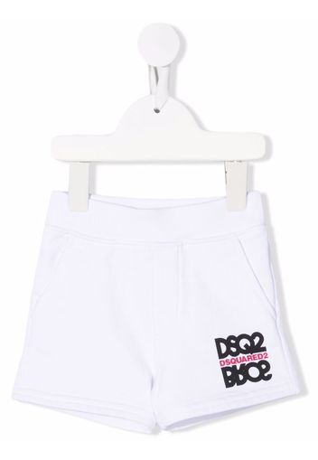 Dsquared2 Kids logo-print shorts - Weiß