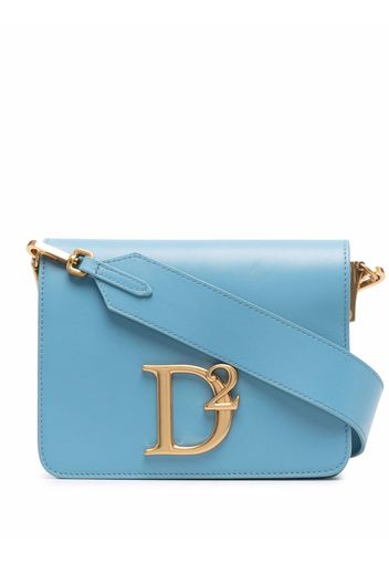 Dsquared2 logo-plaque crossbody bag - Blau