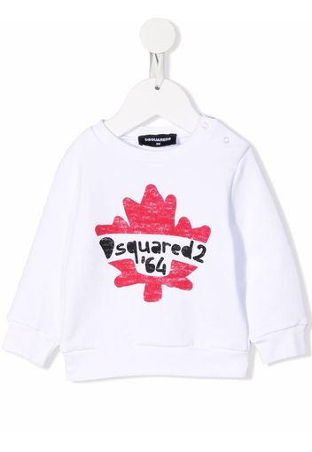 Dsquared2 Kids logo-print sweatshirt - Weiß