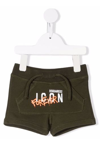 Dsquared2 Kids logo-print track shorts - Grün