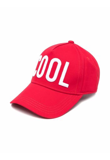 Dsquared2 Kids cool-embroidered baseball cap - Rot