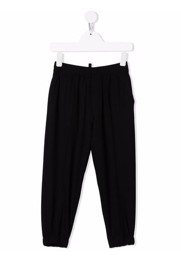 Dsquared2 Kids elasticated-waist trousers - Schwarz