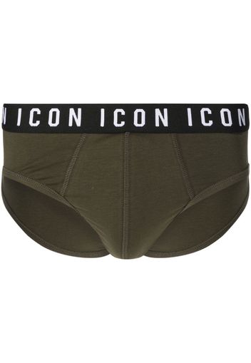 Dsquared2 Icon-waistband briefs - Grün