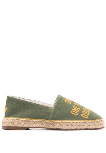 Dsquared2 One Life One Planet Espadrilles - Grün