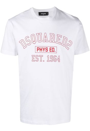 Dsquared2 T-Shirt mit Logo-Print - Weiß