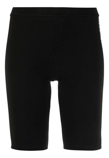 Dsquared2 high-waist logo-tape shorts - Schwarz