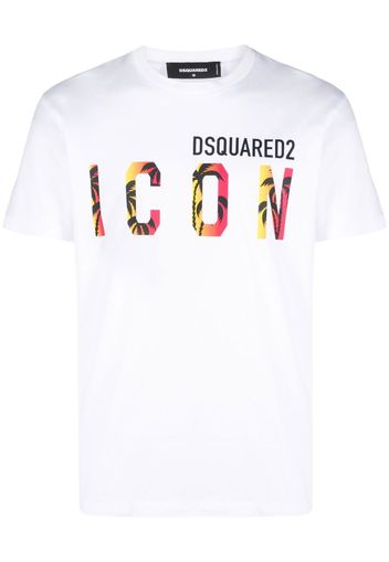 Dsquared2 logo-print short-sleeved T-shirt - Weiß