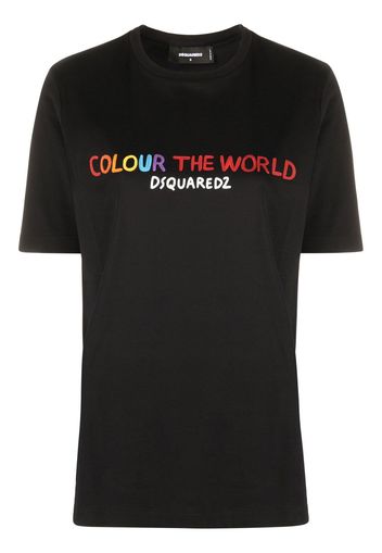 Dsquared2 slogan-print T-shirt - Schwarz