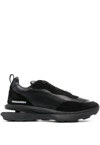 Dsquared2 logo-print lace-up sneakers - Schwarz