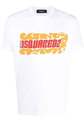 Dsquared2 logo-print cotton T-shirt - Weiß