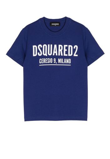 Dsquared2 Kids logo-print T-shirt - Blau
