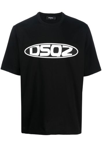 Dsquared2 T-Shirt mit Logo-Print - Schwarz
