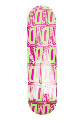 Dsquared2 logo-print skateboard deck - Grün