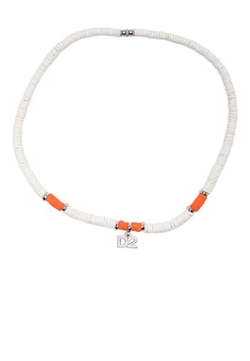 Dsquared2 beaded necklace - Weiß