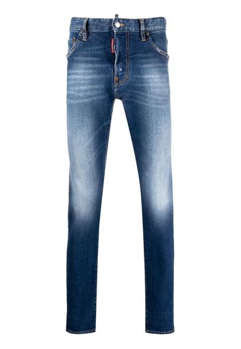 Dsquared2 slim-cut five-pocket jeans - Blau