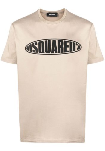 Dsquared2 logo-print short-sleeve T-shirt - Nude