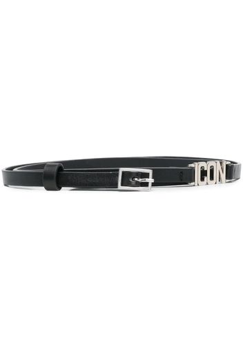 Dsquared2 Be Icon leather belt - Schwarz