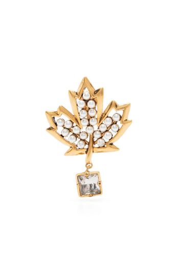Dsquared2 maple leaf clip-on earring - Gold