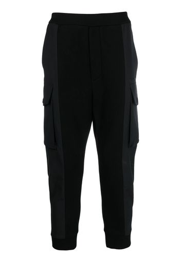 Dsquared2 logo-embellished cargo track pants - Schwarz