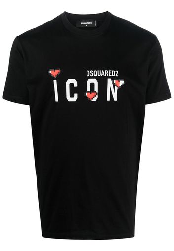 Dsquared2 Icon logo-print T-shirt - Schwarz