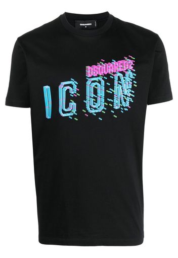 Dsquared2 Icon-print cotton T-shirt - Schwarz