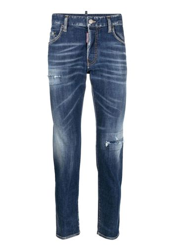 Dsquared2 Icon distressed skinny jeans - Blau