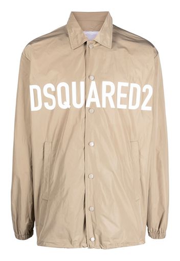 Dsquared2 logo-print light jacket - Nude