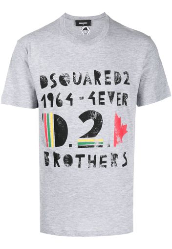 Dsquared2 logo-print T-shirt - Grau